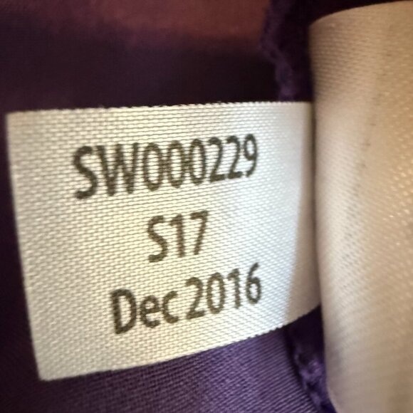 SmartWool Willow Lake Mini Dress Womens Small Purple Criss Cross Sleeveless NWOT - Picture 15 of 15